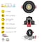 Nuwatt 3 Inch Black LED Gimbal Recessed Downlight 2700K-5000K Selectable Canless Light, Dimmable, PK4 NW-GMB-3-5CT-BLK-R-4P - alternate 13